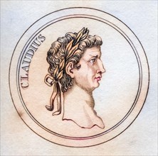 Tiberius Claudius Caesar Augustus Germanicus or Claudius I 10 BC -54 AD Roman emperor of the