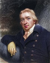 Edward Jenner 1749-1823, English surgeon, discoverer of the smallpox vaccination. From the book