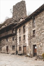 Rupit, one of the best known medieval towns in Catalonia in Spain