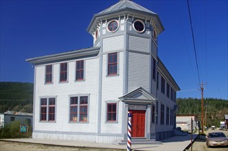 The historic post office from the gold rush era, Gold Rush, Museum, Dawson City, Yukon Territory,