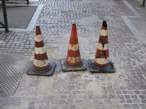 Traffic cone sign