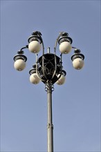 Street lamp on the cathedral square, Milan Cathedral, Milan, Milano, Lombardy, Italy, Europe