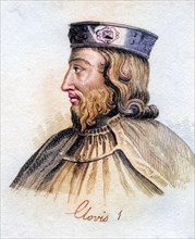Clovis I c. 466, 511 First King of the Salian Franks from the book Crabbs Historical Dictionary of