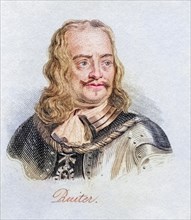 Michiel Adriaenszoon de Ruyter 1607, 1676, Dutch admiral. From the book Crabb's Historical