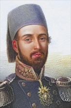 Abdulmecid I, 1823, 1861, Sultan of the Ottoman Empire. From the book Gallery of Historical