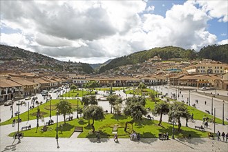 Plaza de Armas in the historic centre of Cusco, Cusco province, Peru, South America