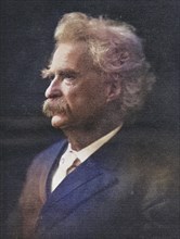 Mark Twain, pseudonym of Samuel Langhorne Clemens, 1835-1910, American writer and humourist. From