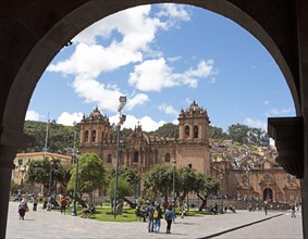 Historic Cathedral of Cusco or Cathedral Basilica of the Assumption of the Virgin Mary at Plaza de
