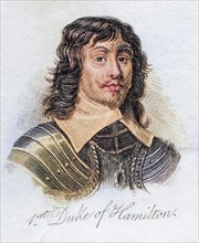 James Hamilton 1st Duke of Hamilton 1606 1649 Scottish nobleman and civil war general from the book