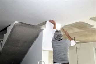 Craftsman (painter) for wallpapering work