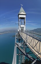 Hammetschwand lift on the Buergenstock, Lake Lucerne, Canton Niewalden, Switzerland, Lake Lucerne,