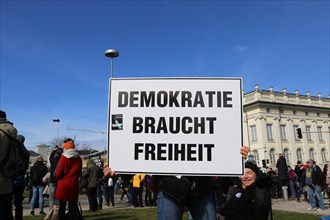 Large demonstration by critics of the corona measures in Kassel: Protests took place simultaneously