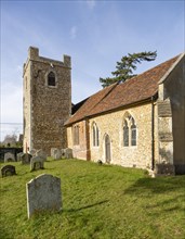 Village parish church Little Bealings, Suffolk, England, UK