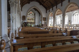 Interior church of Saint Peter and Saint Paul, Aldeburgh, Suffolk, England, UK