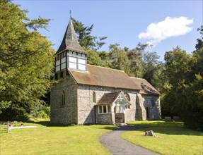 Village parish church of Saint Peter, Linkenholt, Hampshire, England, UK