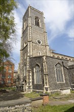 Historic redundant parish church of St Clement, Ipswich, Suffolk, England, UK