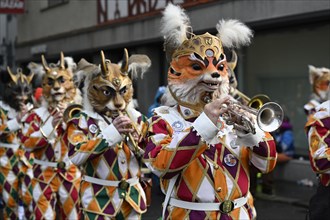 Guggenmusik fox mask trumpet