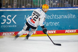 Phillip Bruggisser (Fischtown Pinguins Bremerhaven) at the DEL (German Ice Hockey League) away game