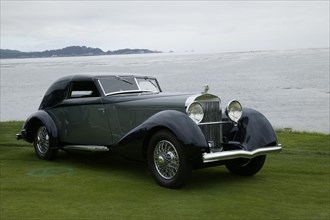 1934 Hispano Suiza, J12 V12 Rothschild Coupe by Darrin USA Vintage classic car