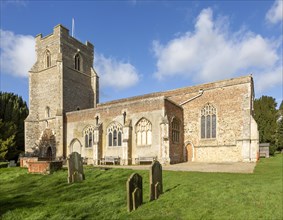 Village parish church Holbrook, Suffolk, England, UK