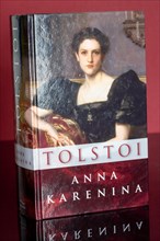 Close-up of the novel Anna Karanina by Lev Tolstoy