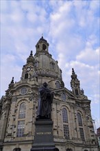 Martin Luther Monument in front of the Church of Our Lady on Neumarkt, Dresden, Free State of