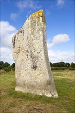 Standing stones megaliths neolithic stone circle henge prehistoric monument, Avebury, Wiltshire,