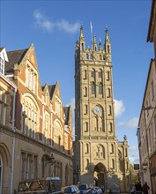 Historic Collegiate church of Saint Mary, Warwick, Warwickshire, England, UK