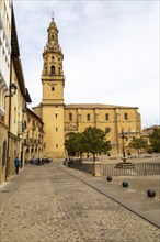 Church of Santa Maria de la Asuncion, Plaza Mayor, Briones, La Rioja Alta, Spain, Europe