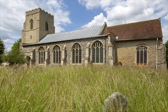 Village parish church of Saint Mary, Wetherden, Suffolk, England, UK