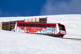 The Parsenn railway in Davos, Switzerland, Europe