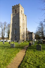 Village parish church Rendlesham, Suffolk, England, UK