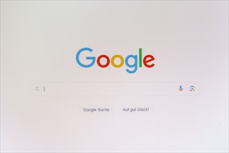 Google search engine logo, Germany, Europe