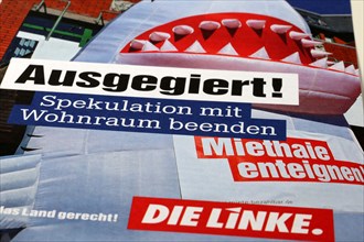 Symbolic image Die Linke: Flyer on the topic of housing