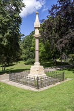 Monument memorial to nine protestant martyrs 1515-1558, Christchurch Park, Ipswich, Suffolk,