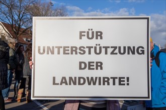 Demonstration in Landau in der Pfalz in favour of peace negotiations, affordable energy and living