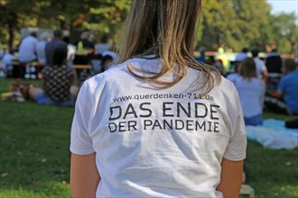 Mannheim: Several hundred people took part in a vigil at the upper Luisenpark to protest against