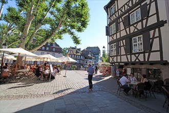 La Petite France, historic old town district of Strasbourg