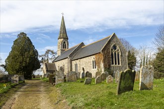 Village parish church Walpole, Suffolk, England, UK