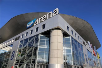 The SAP Arena in Mannheim, home of the Adler Mannheim and the Rhein-Necker Loewen as well as the