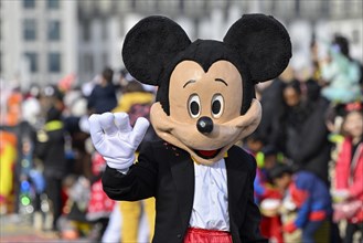 Carnival reveller Mickey Mouse