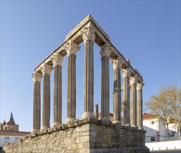 Templo Romano, Roman temple, ruins dating from 2nd or early 3rd century, commonly referred to as