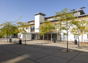 Modern Health centre building at Ravenswood private housing development, Ipswich, Suffolk, England,