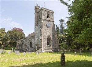 Village parish church of All Saints, Maiden Bradley, Somerset, England, UK