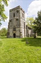 Village parish church of St James, North North Newnton, Vale of Pewsey, Wiltshire, England, UK