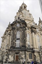 Neumarkt with Church of Our Lady, Dresden, Saxony, Germany, Europe