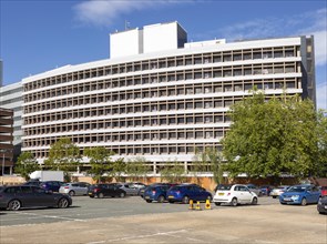 AXA insurance company offices Ipswich, England, UK architects Johns, Slater Haward built 1969