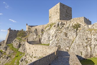 Historic castle medieval village of Marvao, Portalegre district, Alto Alentejo, Portugal, Southern