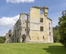 Ruins of Old Wardour castle, Wiltshire, England, UK