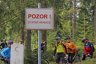 Mountain bike tour through the Bavarian Forest with the DAV Summit Club: National border on the